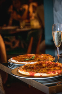 Wine served during a dining experience at a South East London restaurant
